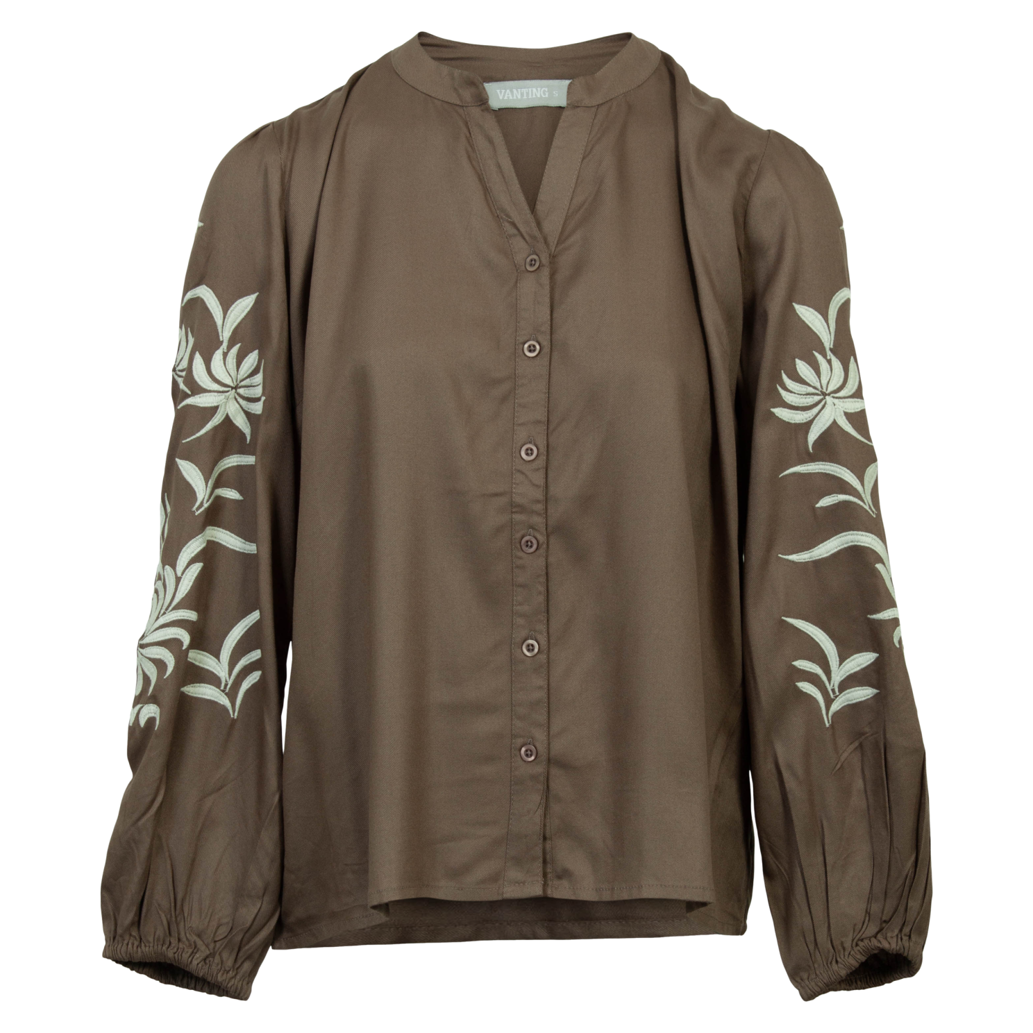 Vanting Dame Bluse Taupe