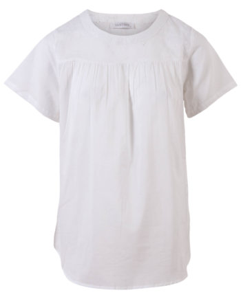 Vanting Dame Bluse White