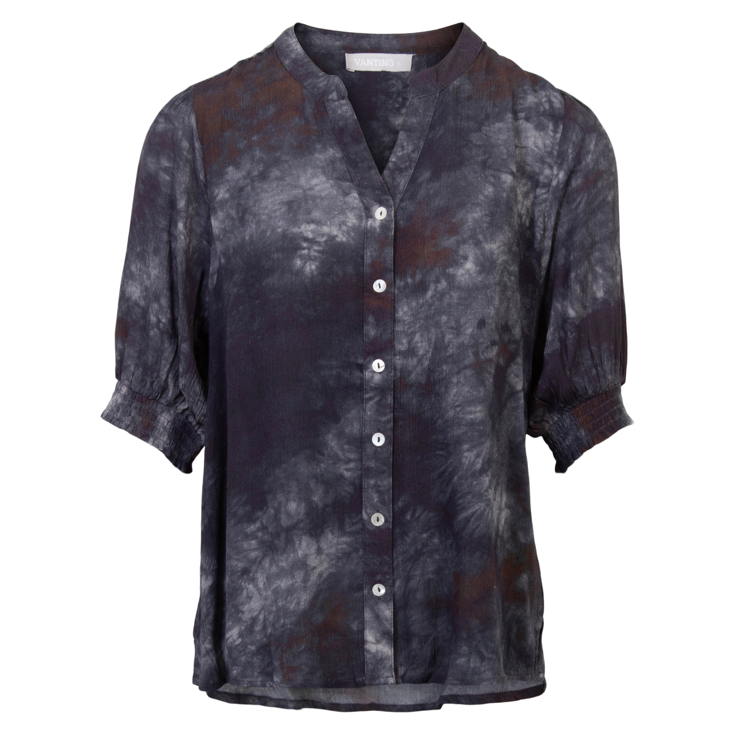 Vanting Dame Kortærmet Bluse Print 14