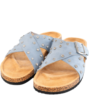 Vanting Dame Sandaler Light Blue 38