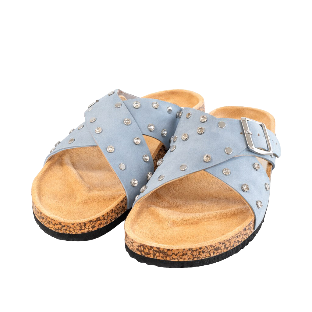 Vanting Dame Sandaler Light Blue 38