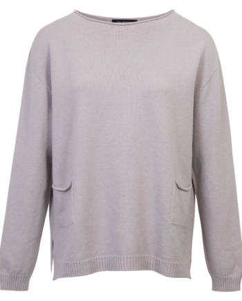 Vanting Dame Striktrøje Light Grey