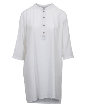 Vanting Dame Tunika   Hørmix White 54 56