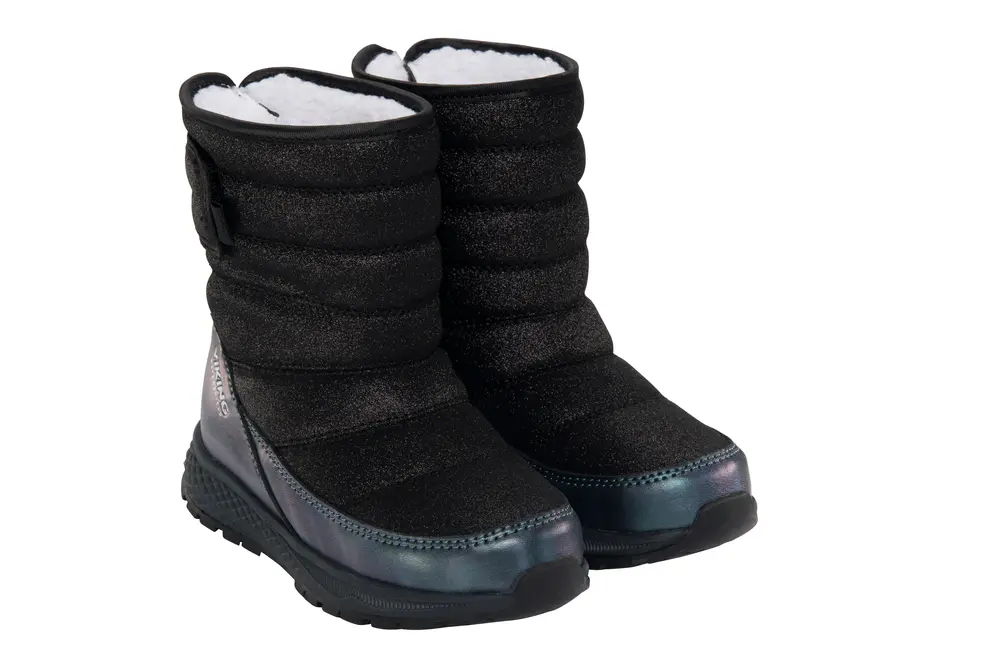 Viking Equip Glitter Warm Wp 2v Vinterstøvle Black 32