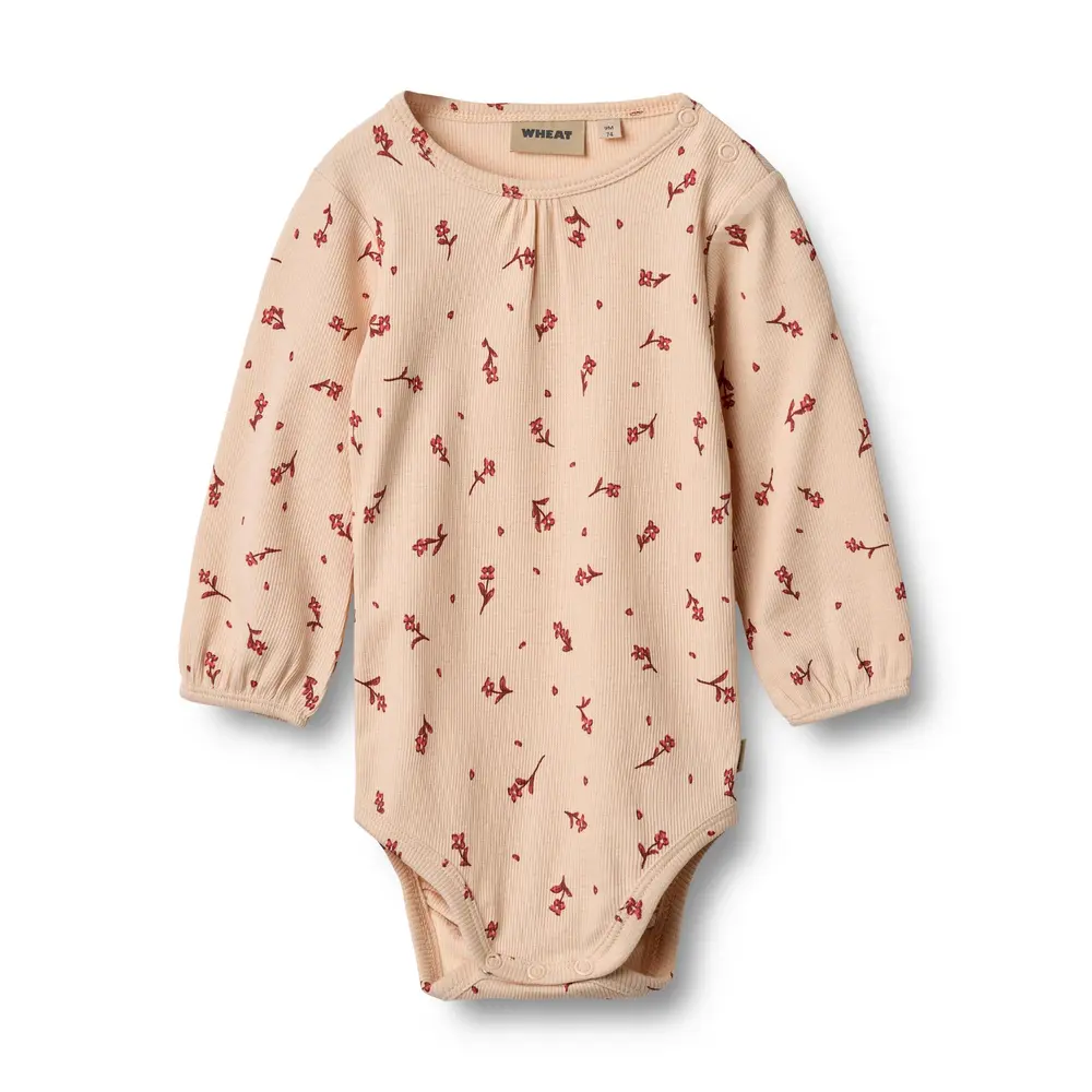 Wheat Elmine Langærmet Body Rose Water Flowers  62