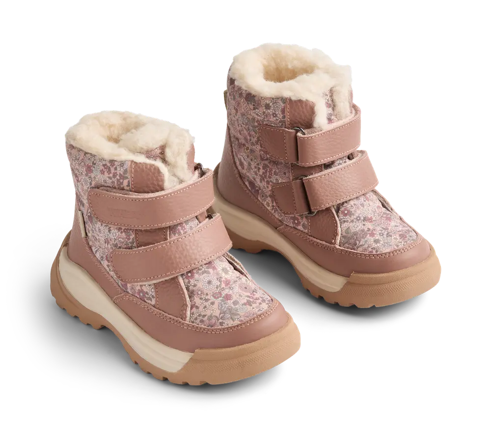 Wheat Millas Vinterstøvle Tex Rose Dust Flowers 25