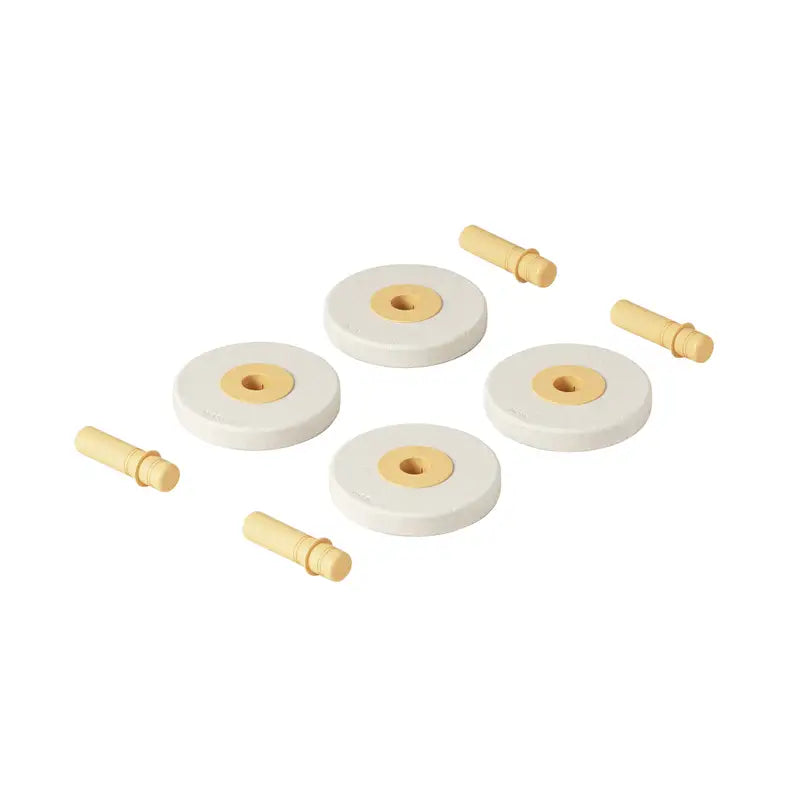 Foam Wheels Sand Grey Honey Yellow