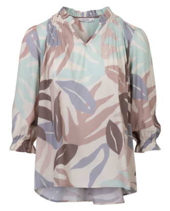 Zbyz Dame Bluse Beige Aop 50 52