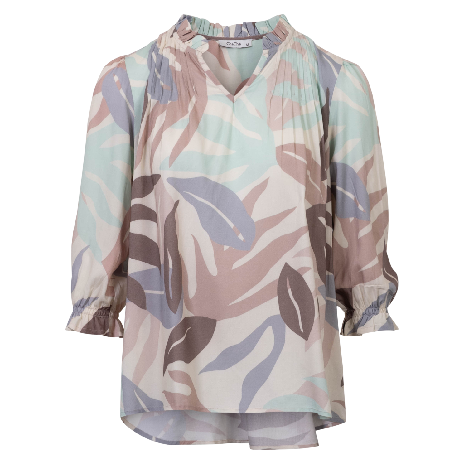 Zbyz Dame Bluse Beige Aop 50 52
