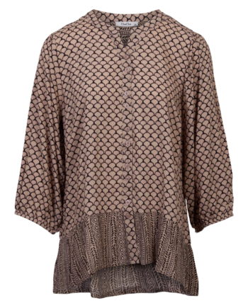 Zbyz Dame Bluse Plus Size Beige 46 48