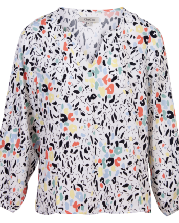 Zbyz Dame Bluse Plus Size Hvid 54 56