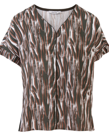Zbyz Dame Bluse Plus Size Khaki 50 52