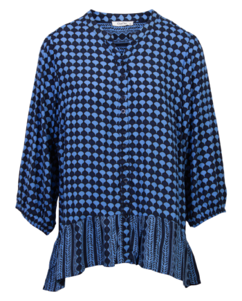 Zbyz Dame Bluse Plus Size Navy 50 52