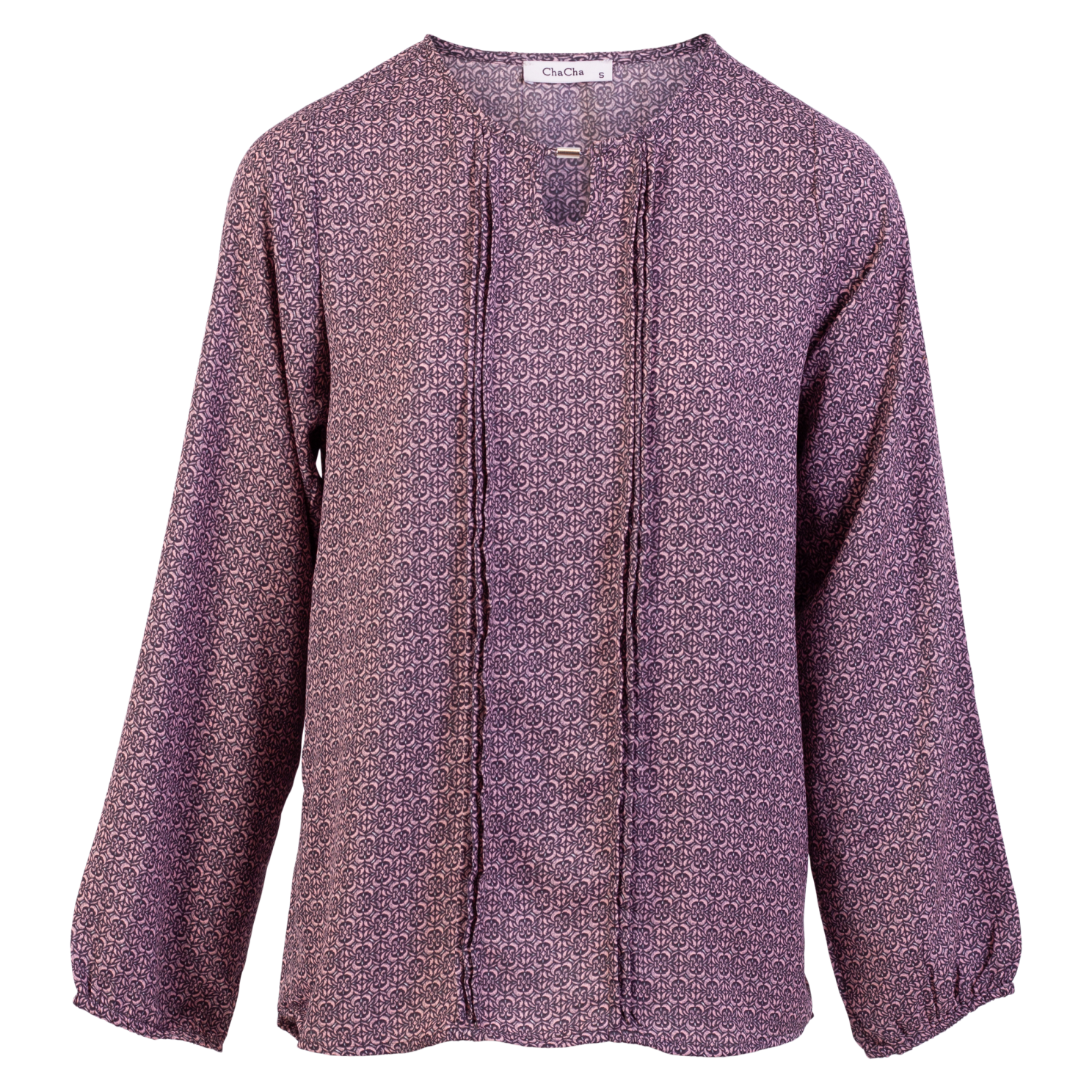 Zbyz Dame Bluse Plus Size  -15 Print 46 48