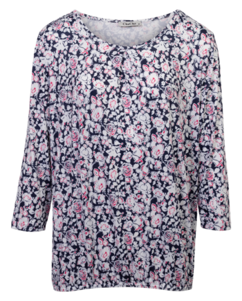 Zbyz Dame Bluse Print 170 Flowers 50 52