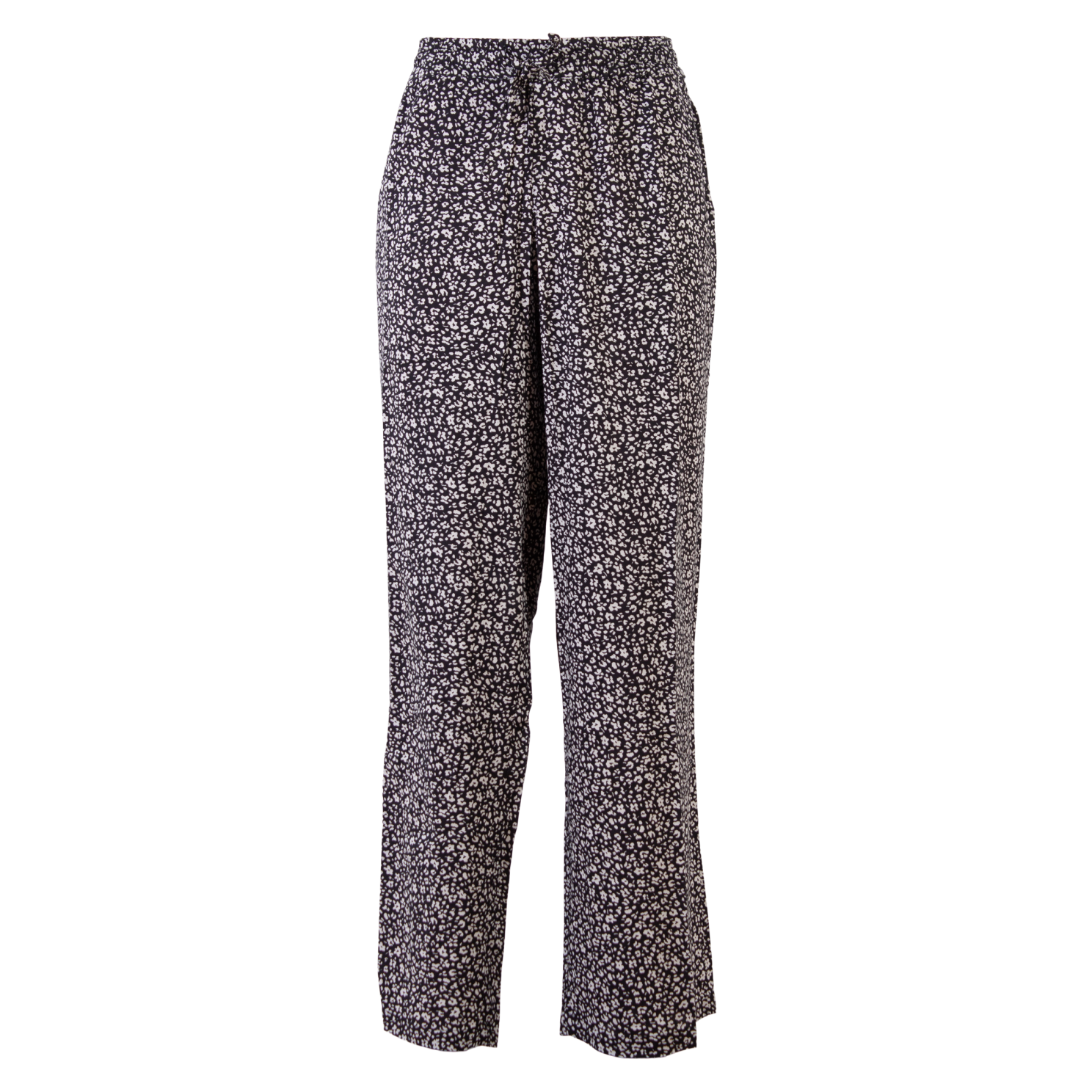 Zbyz Dame Bukser Plus Size Black White 42 44