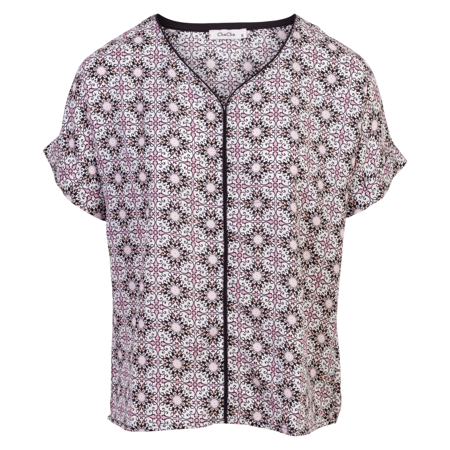 Zbyz Dame Kortærmet Bluse Plus Size  -123 54 56