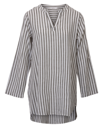 Zbyz Dame Tunika   Hørmix Plus Size Khaki 42 44