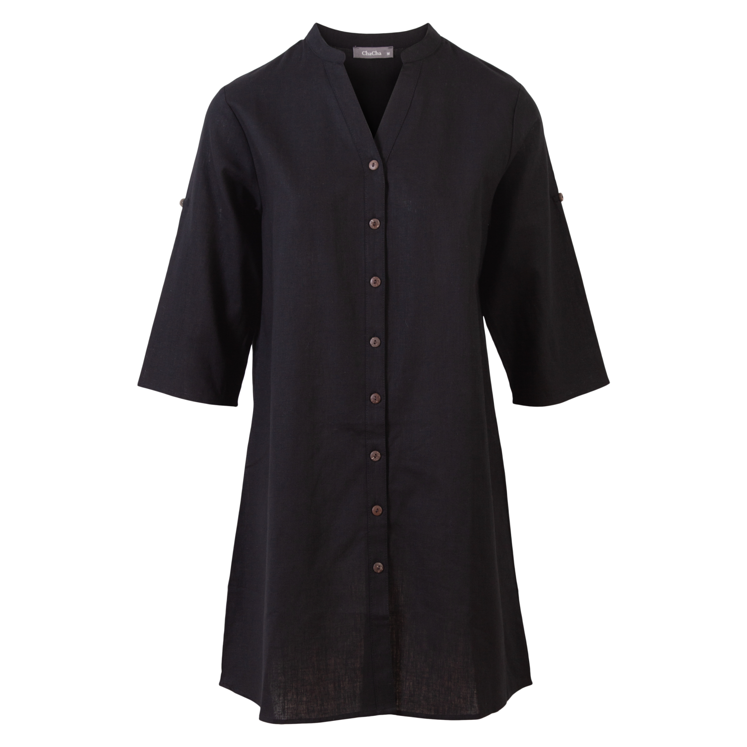 Zbyz Dame Tunika Plus Size Black 42 44