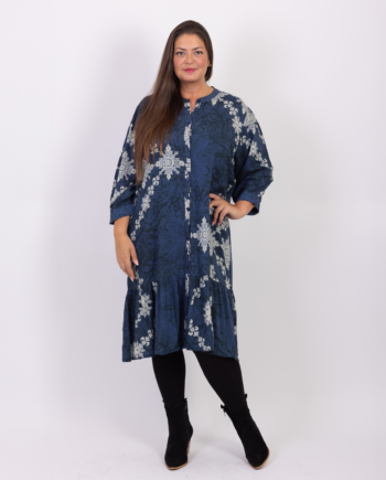 Zbyz Dame Tunika Plus Size Navy Sort 42 44