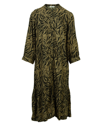 Zbyz Dame Tunika Plus Size Print   Khaki 54 56