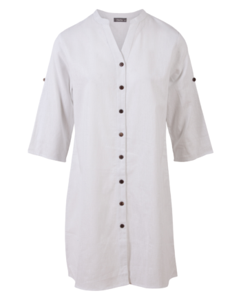 Zbyz Dame Tunika Plus Size White 46 48