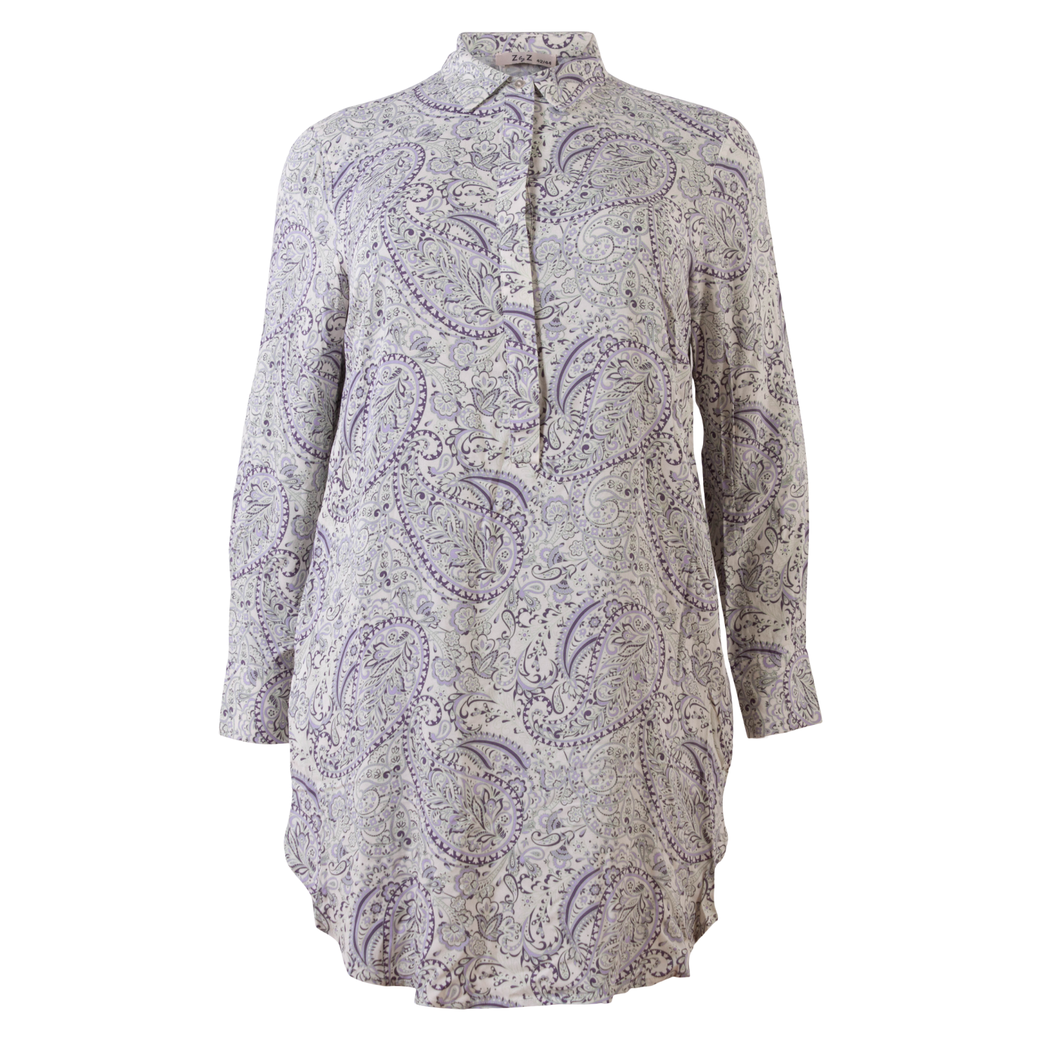 Zbyz Etty Dame Tunika Plus Size Purple 50 52