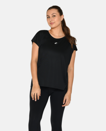 Zebdia Dame Trænings  -shirt Black