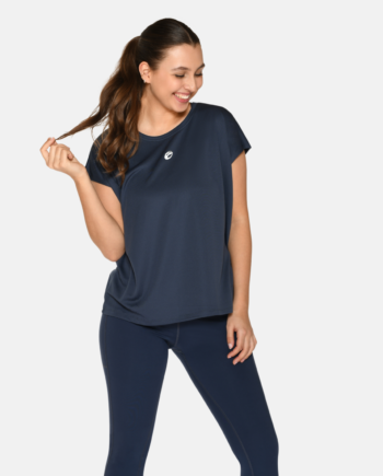 Zebdia Dame Trænings  -shirt Navy
