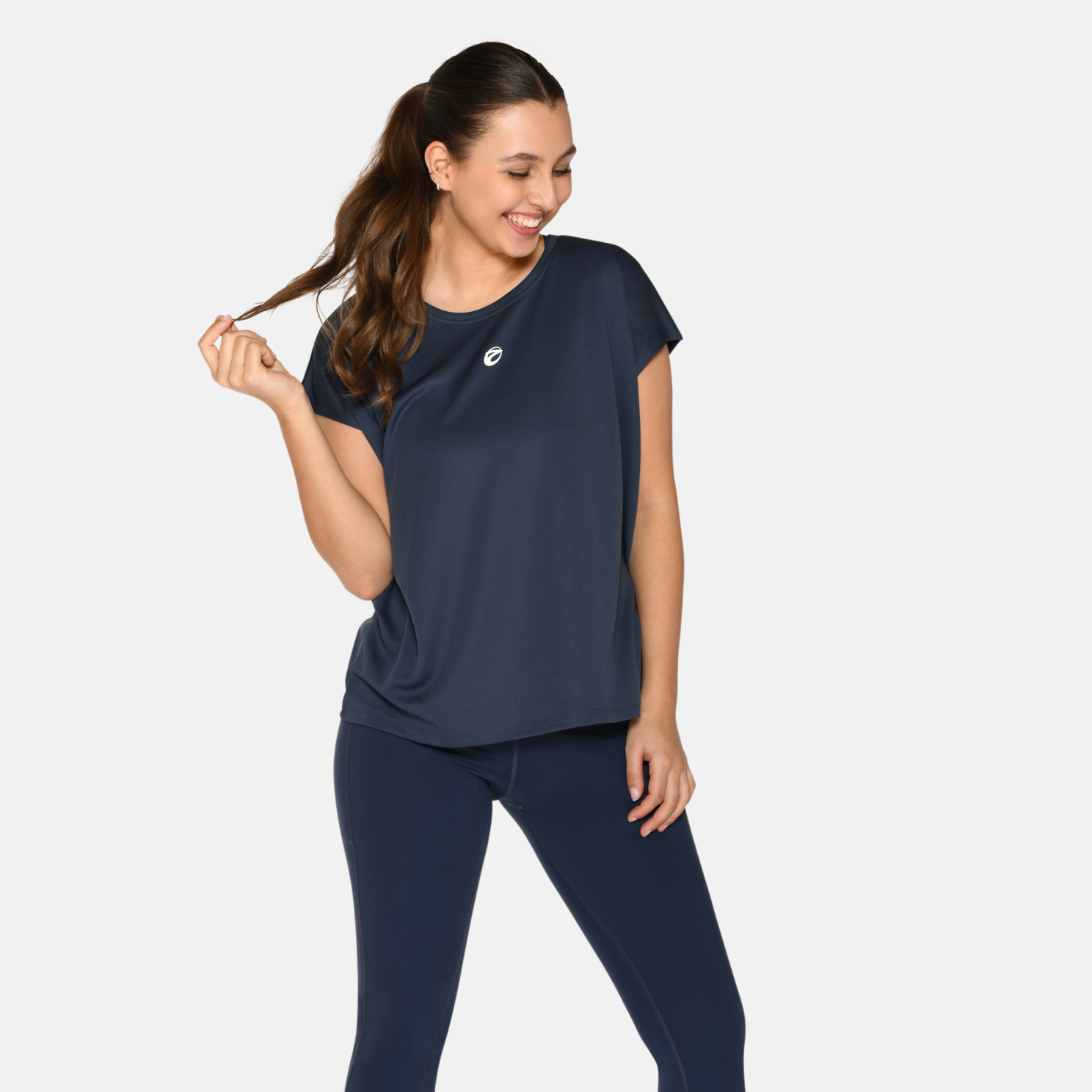 Zebdia Dame Trænings  -shirt Navy