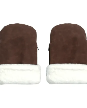 østerbrohandsken Chocolate Brown Faux Suede