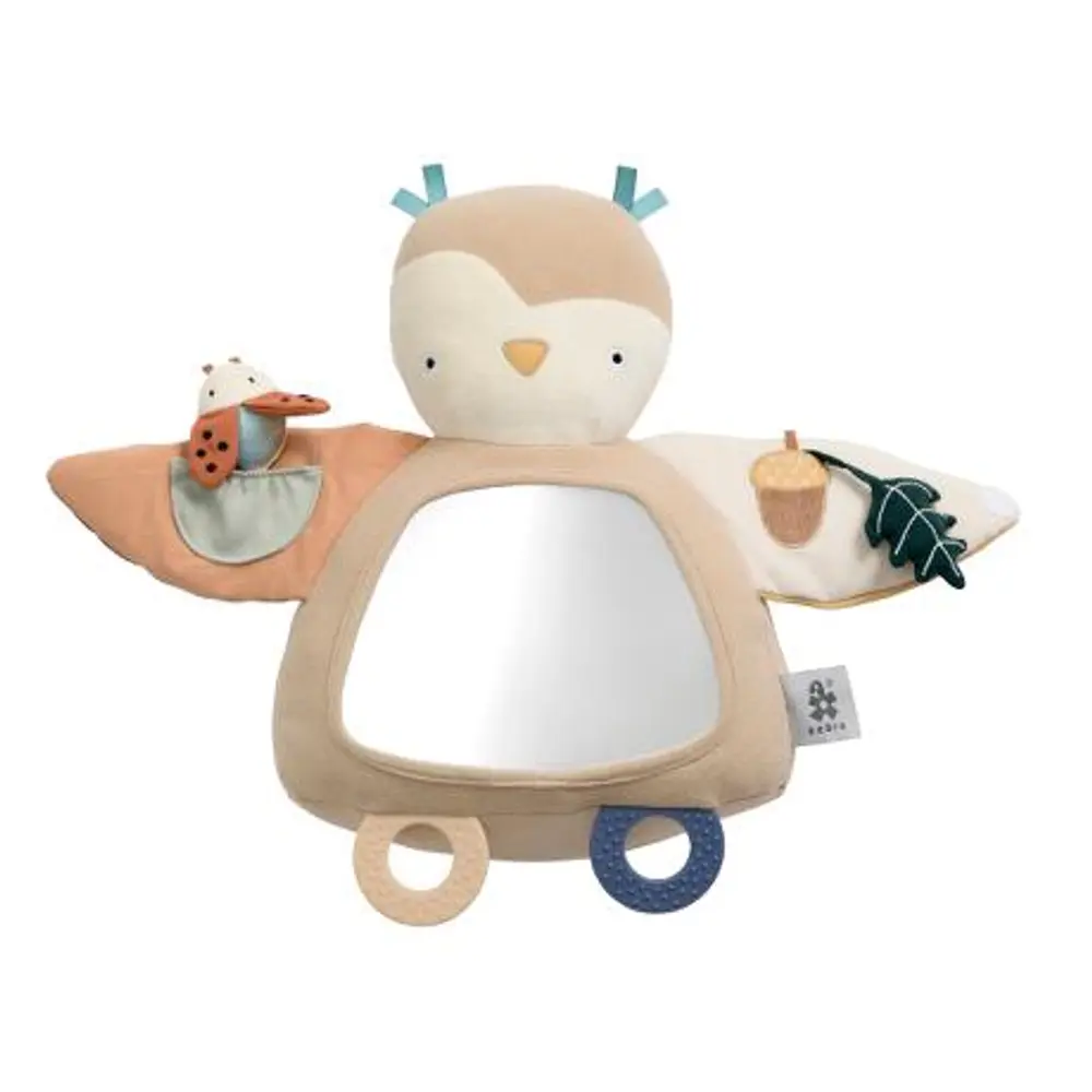 Aktivitetslegetøj Uglen Blinky Maple Beige