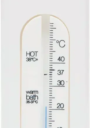 Badetermometer Uni White