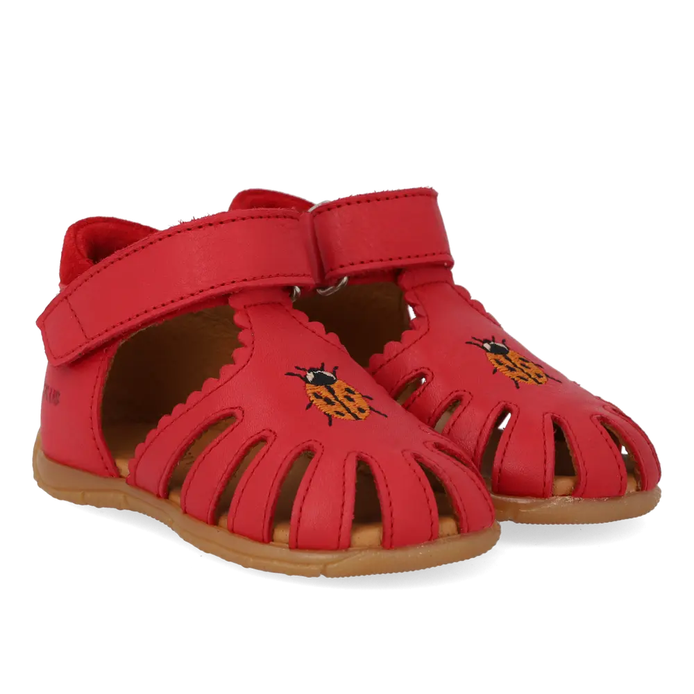 Begynder Sandal Broderi Red Red 22