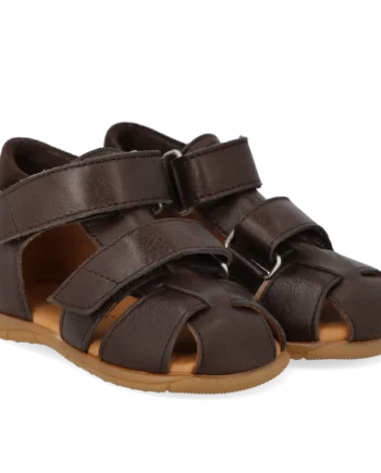 Begynder Sandal    Velcro Dark Brown Dark Brown 23