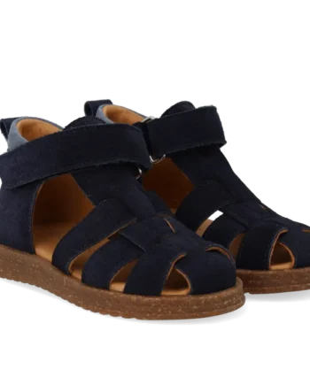 Begynder Sandal   Velcro Navy Blue Fog 23