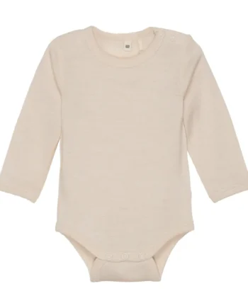Bekids Langærmet Uld Body Sandshell Melange 50