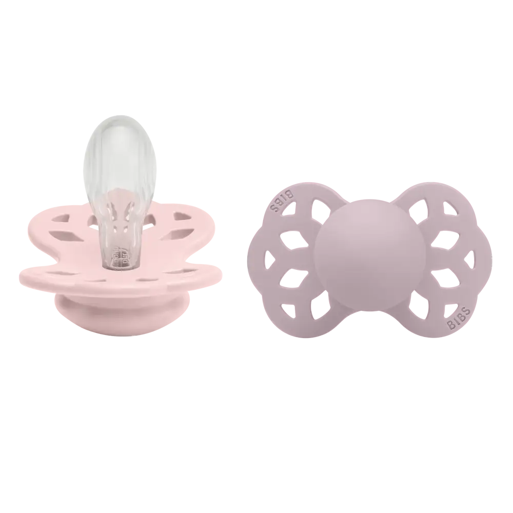 Bibs Infinity Silikone Str   Blossom Dusky Lilac