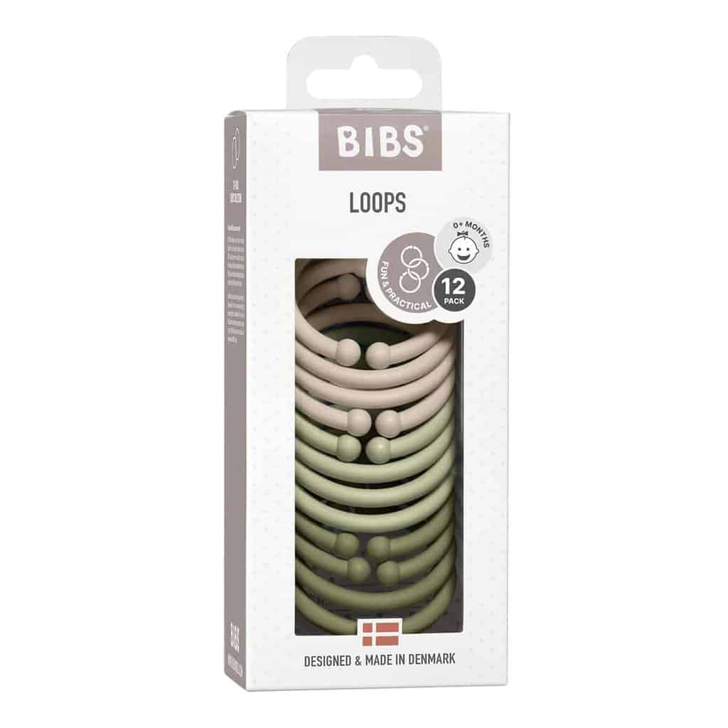 Bibs Loops Vanilla Sage Olive