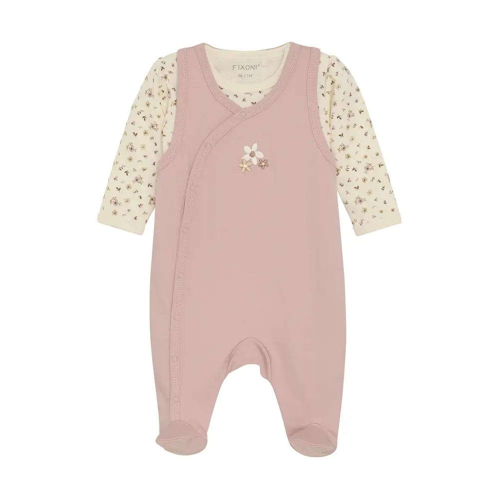 Body Langærmet    Romper Shadow Gray 50