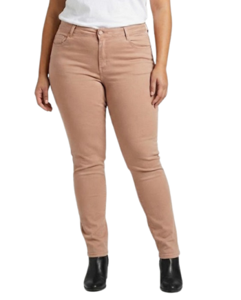 Bs Jeans Dame Jeans Plus Size Dark Rose 44