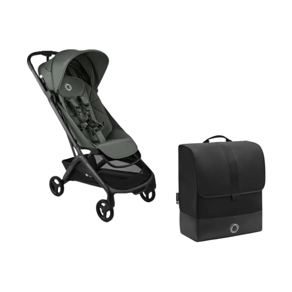Bugaboo Butterfly Klapvogn Inkl Transporttaske Black Forest Green