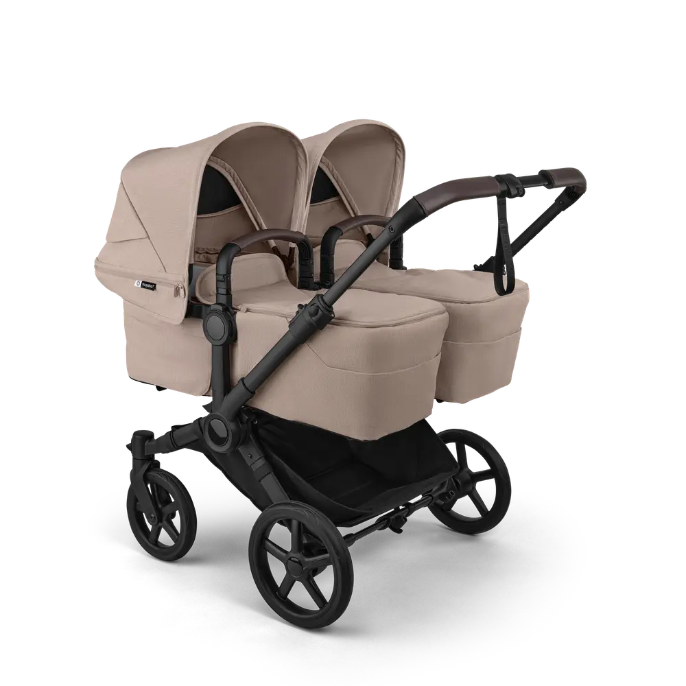 Donkey Tvillingevogn Desert Taupe Melange