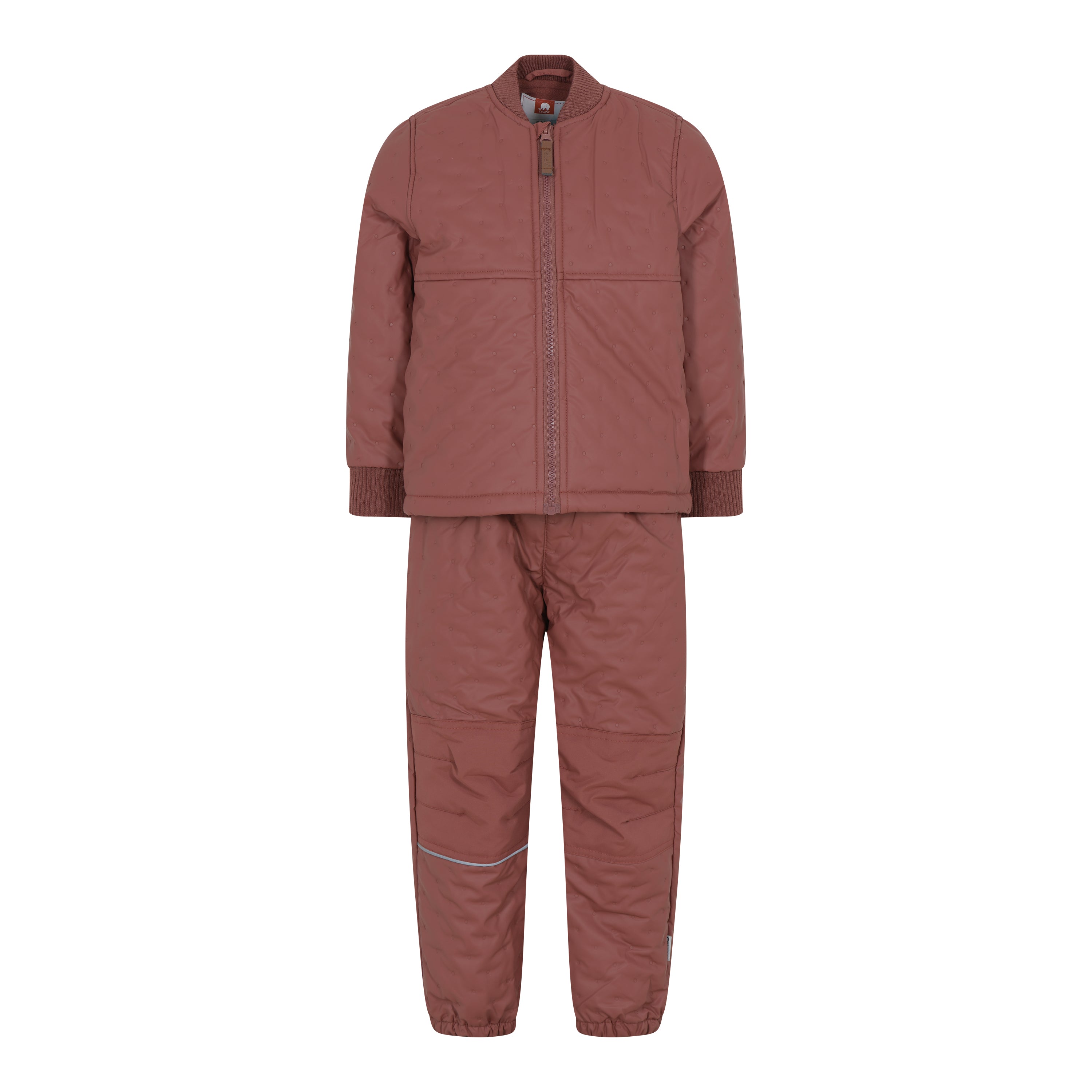 Celavi Coated Termosæt Fleece- Mahogany 80