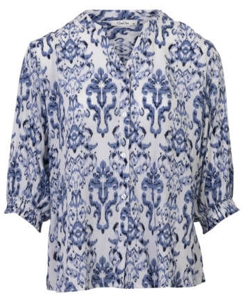 Chacha Dame Skjorte Blue Combo