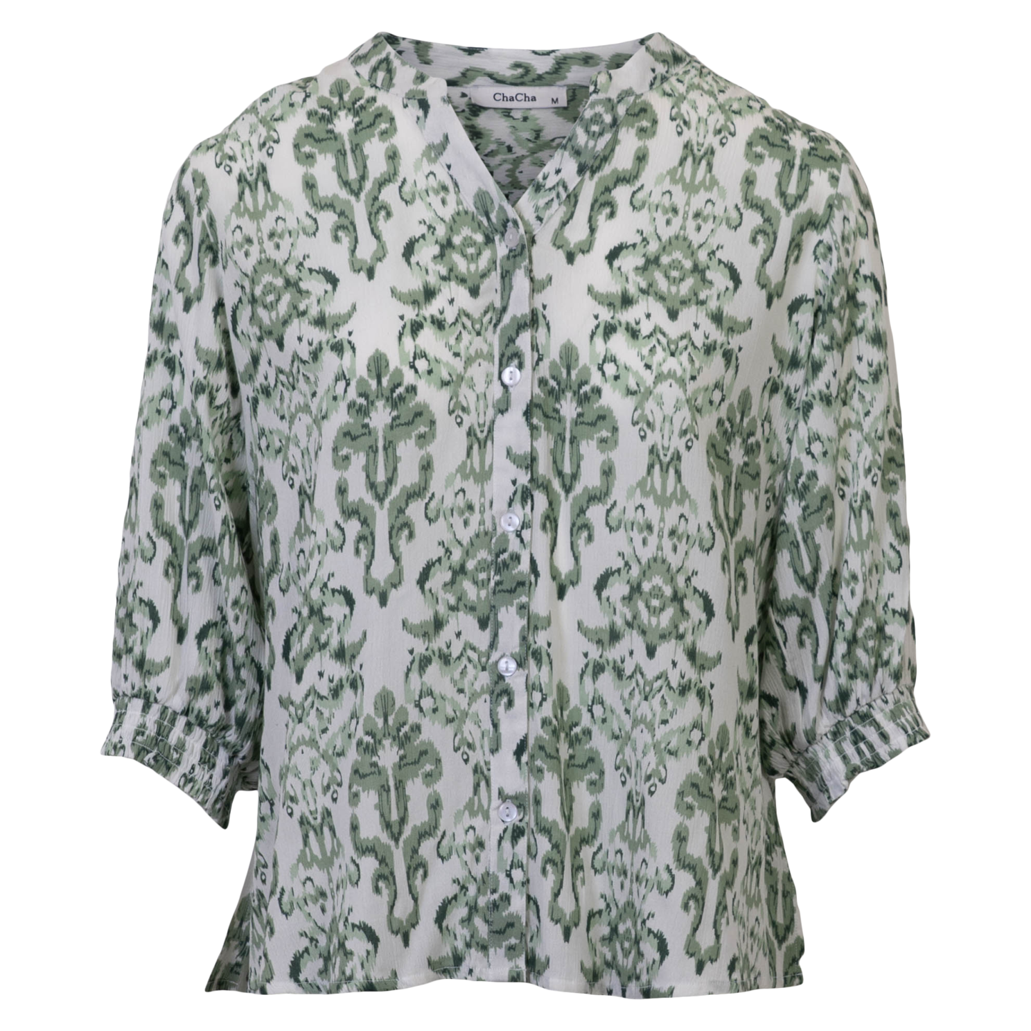 Chacha Dame Skjorte Green Combo