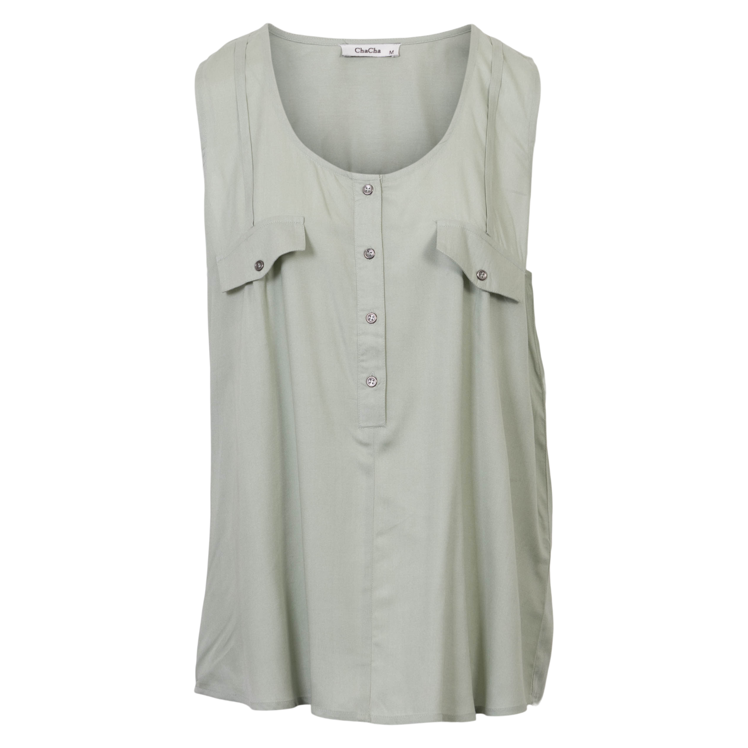 Chacha Dame Top Light Green
