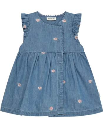 Chambray Kjole Faded Denim 86