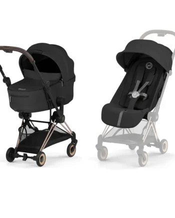 Cybex Coya Kombivogn Rose Inkl  Liggedel Sepia Black