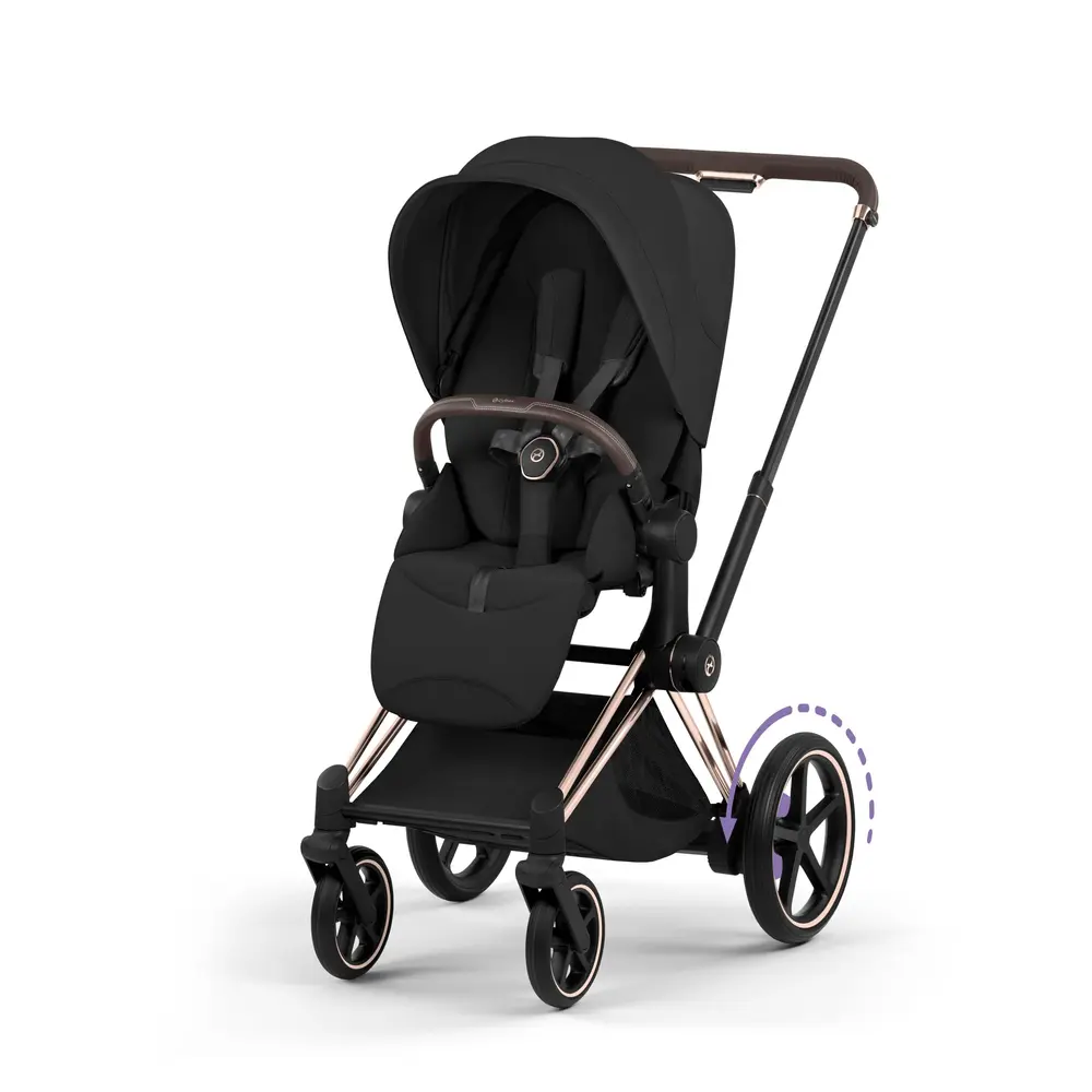 Cybex -priam Klapvogn Style Sepia Black Rosegold